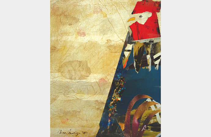 三角のにわとり