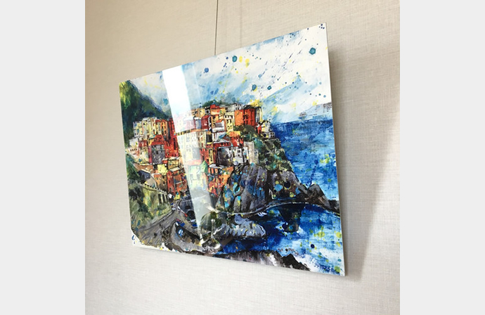 アルミプリント 12×16インチ マナローラ