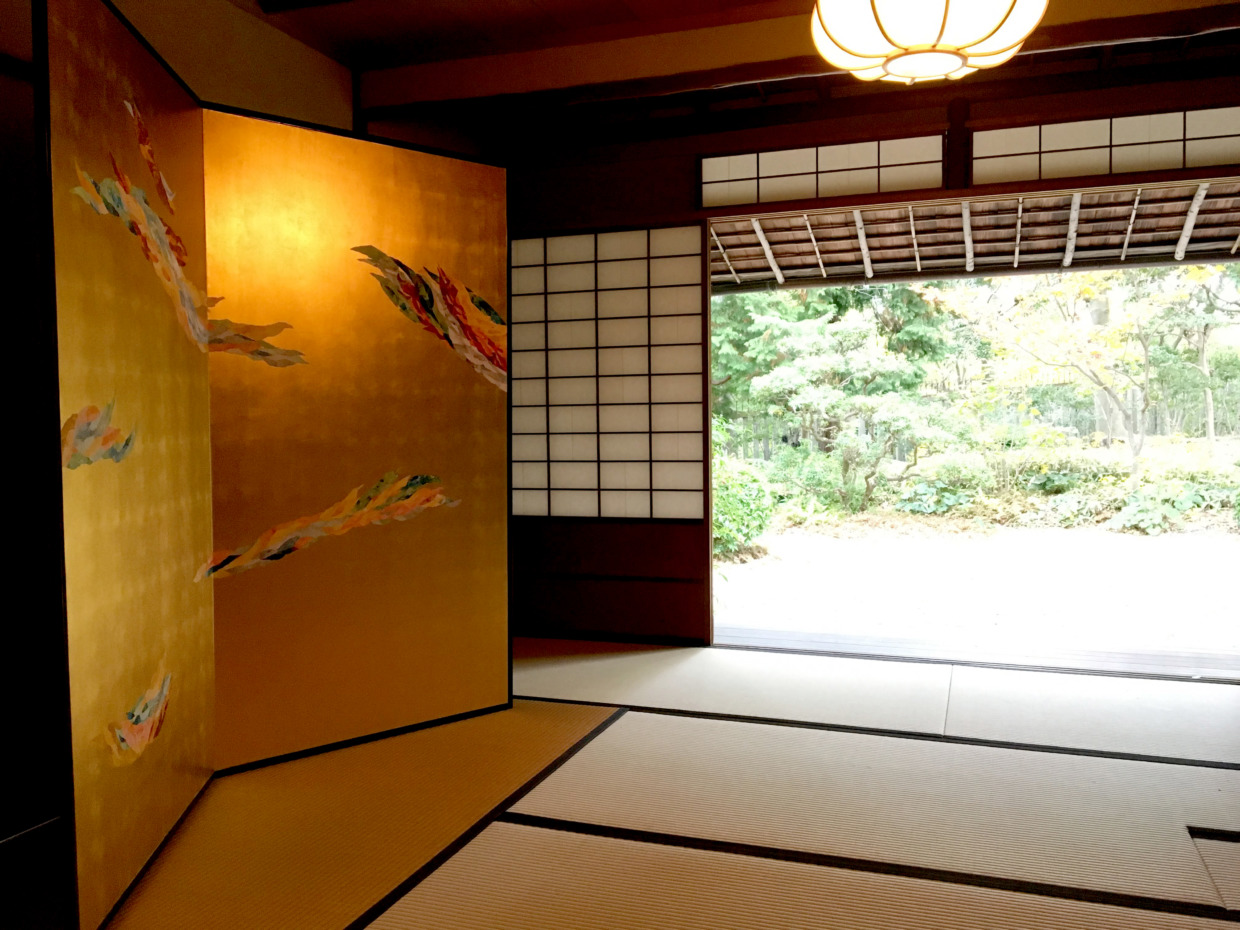 Time travel L01 / タイムトラベル 二曲屏風