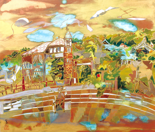 不思議な風景　風見鶏の館