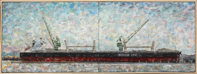 バラ積み船 by Nao Morigo